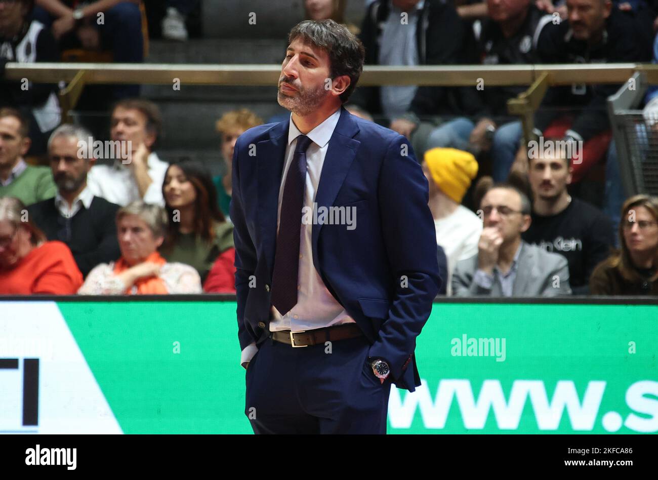 Bologna, Italy, 17/11/2022, Alex Mumbru (head coach of Valencia Basket