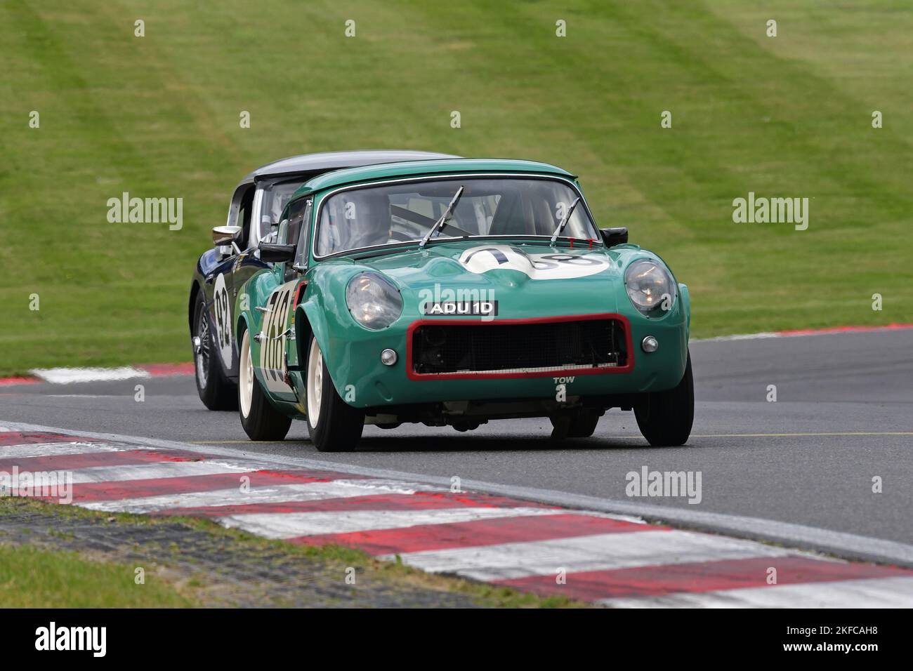 Ian Calderwood, Triumph GT6, Equipe Libre, Equipe GTS, a forty minute race for pre-66 race cars compliant to FIA Appendix K running on historic CR65L Stock Photo