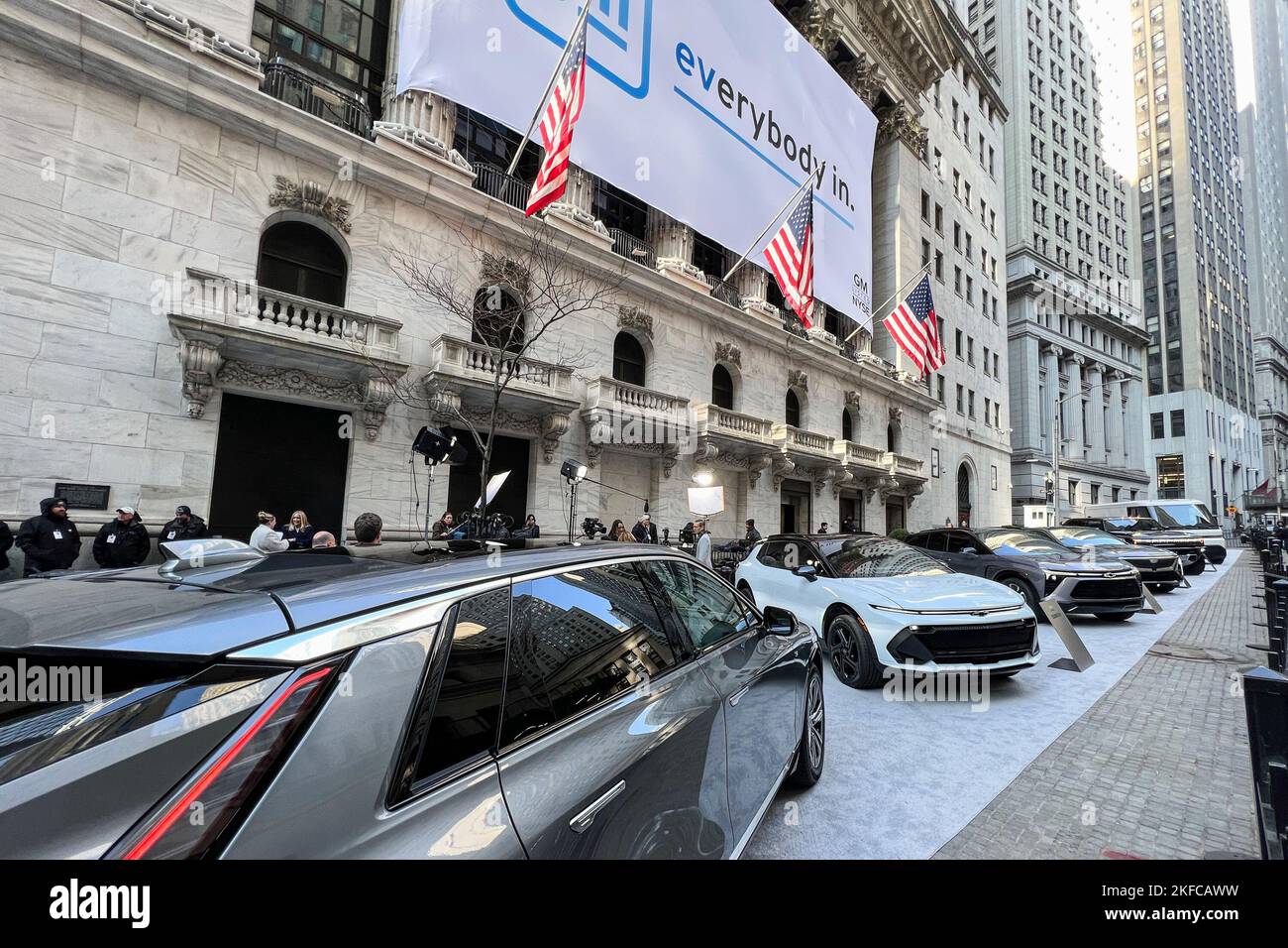 New York, US, Nov. 17, 2021. General Motors (GM) presents its portfolio