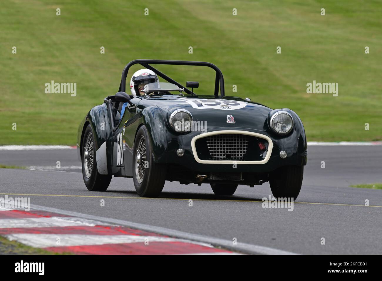 Roy Chamberlain, Triumph TR2, Equipe Libre, Equipe GTS, a forty minute race for pre-66 race cars compliant to FIA Appendix K running on historic CR65L Stock Photo