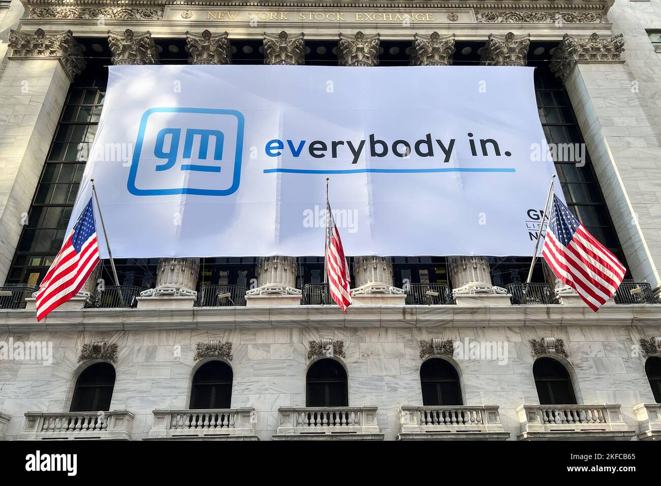 New York, United States. 17th Nov, 2022. General Motors (GM) presents