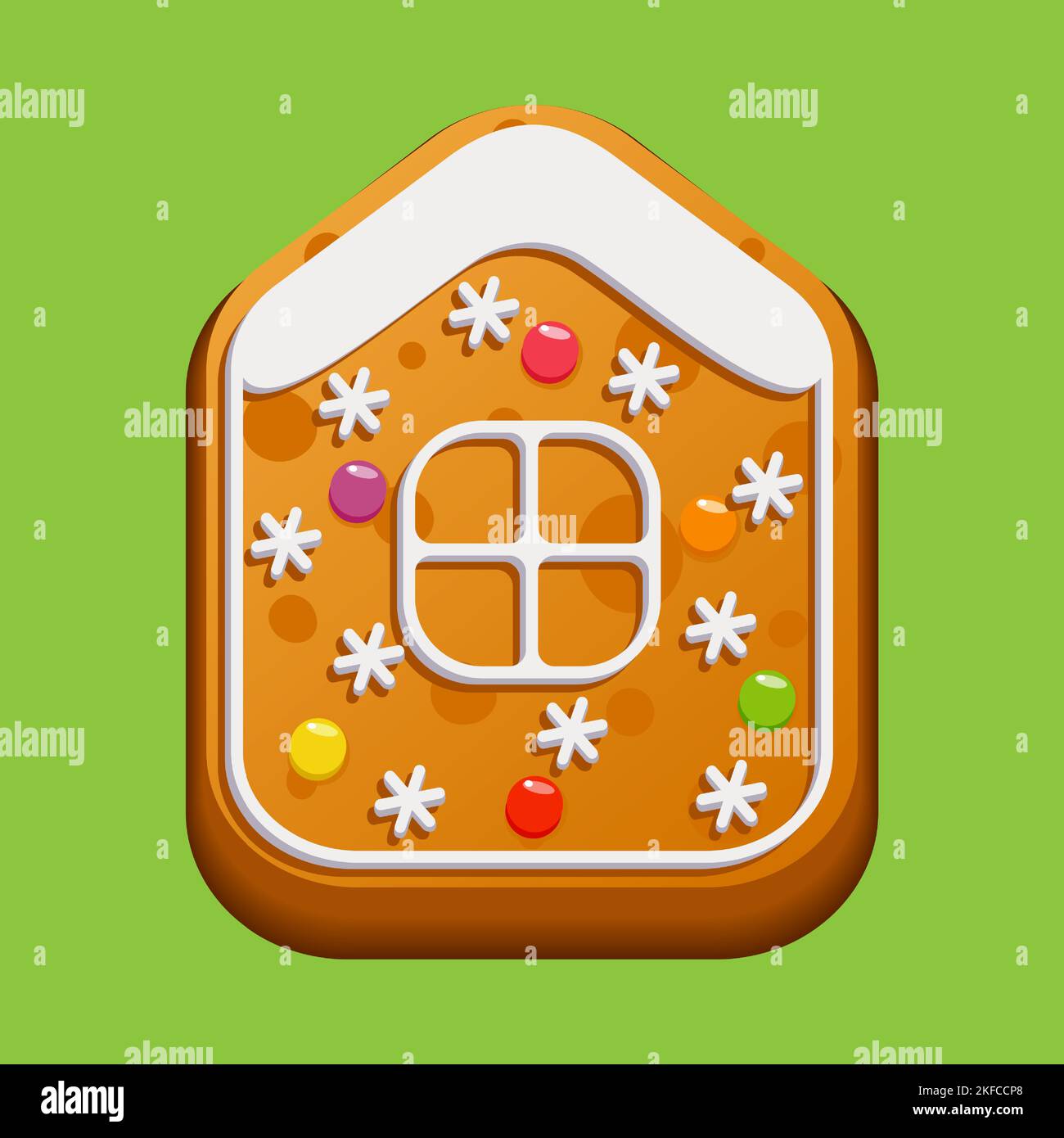 Ginger bread house sweets Stock Vector Images - Alamy