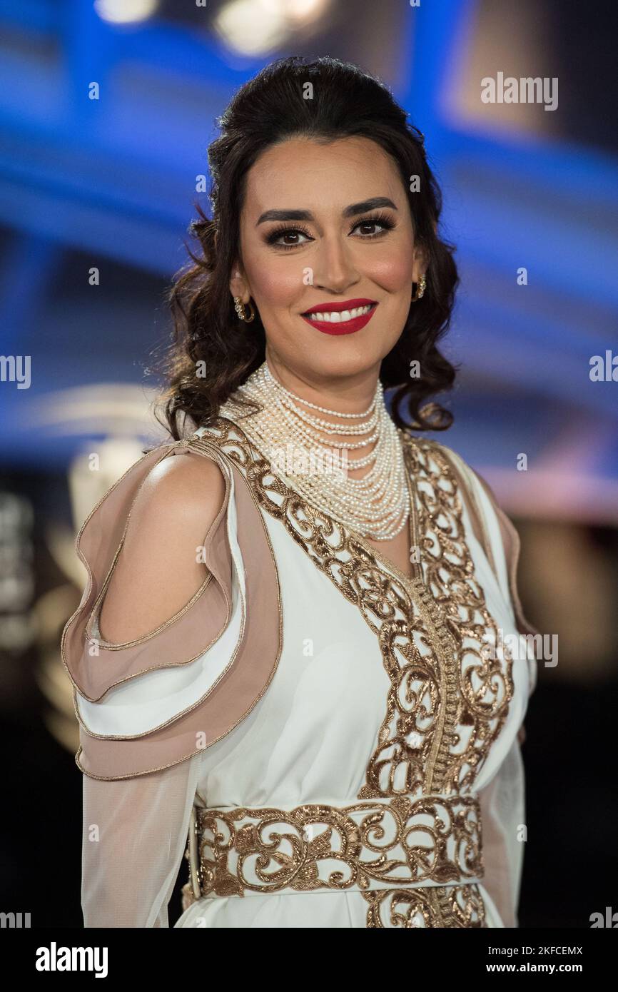 Marrakech, Morocco on November 17, 2022. Nabila Kilani attending the