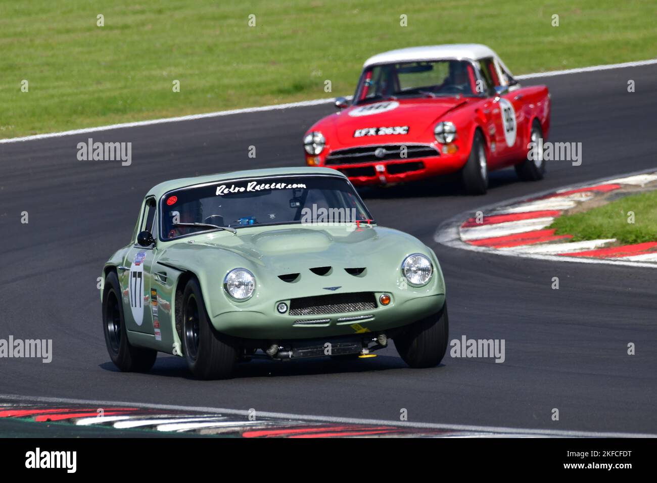 Christian Douglas, TVR Griffith, Equipe Libre, Equipe GTS, a forty minute race for pre-66 race cars compliant to FIA Appendix K running on historic CR Stock Photo