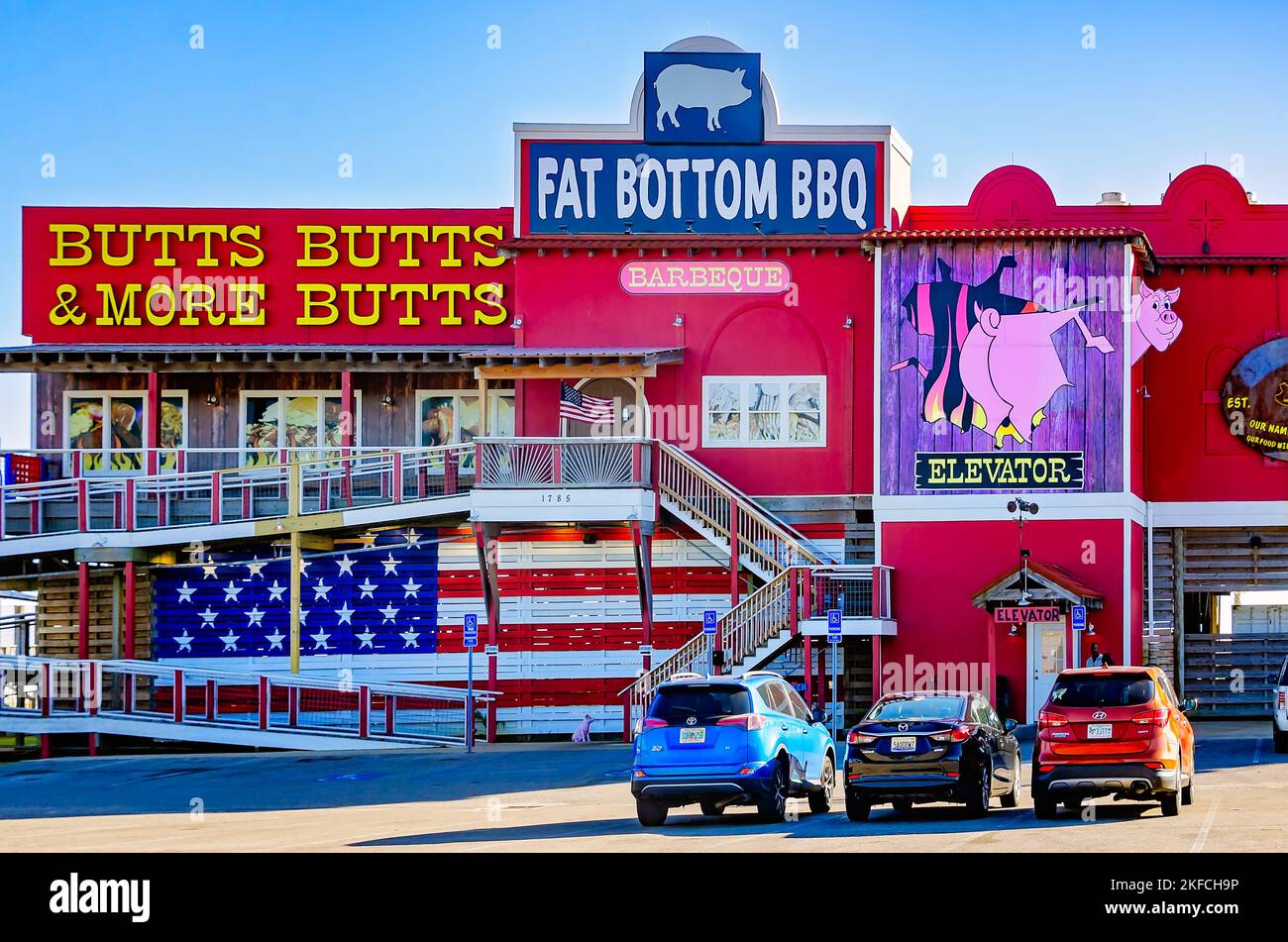 Fat Bottom BBQ is pictured, Nov. 13, 2022, in Biloxi, Mississippi. The