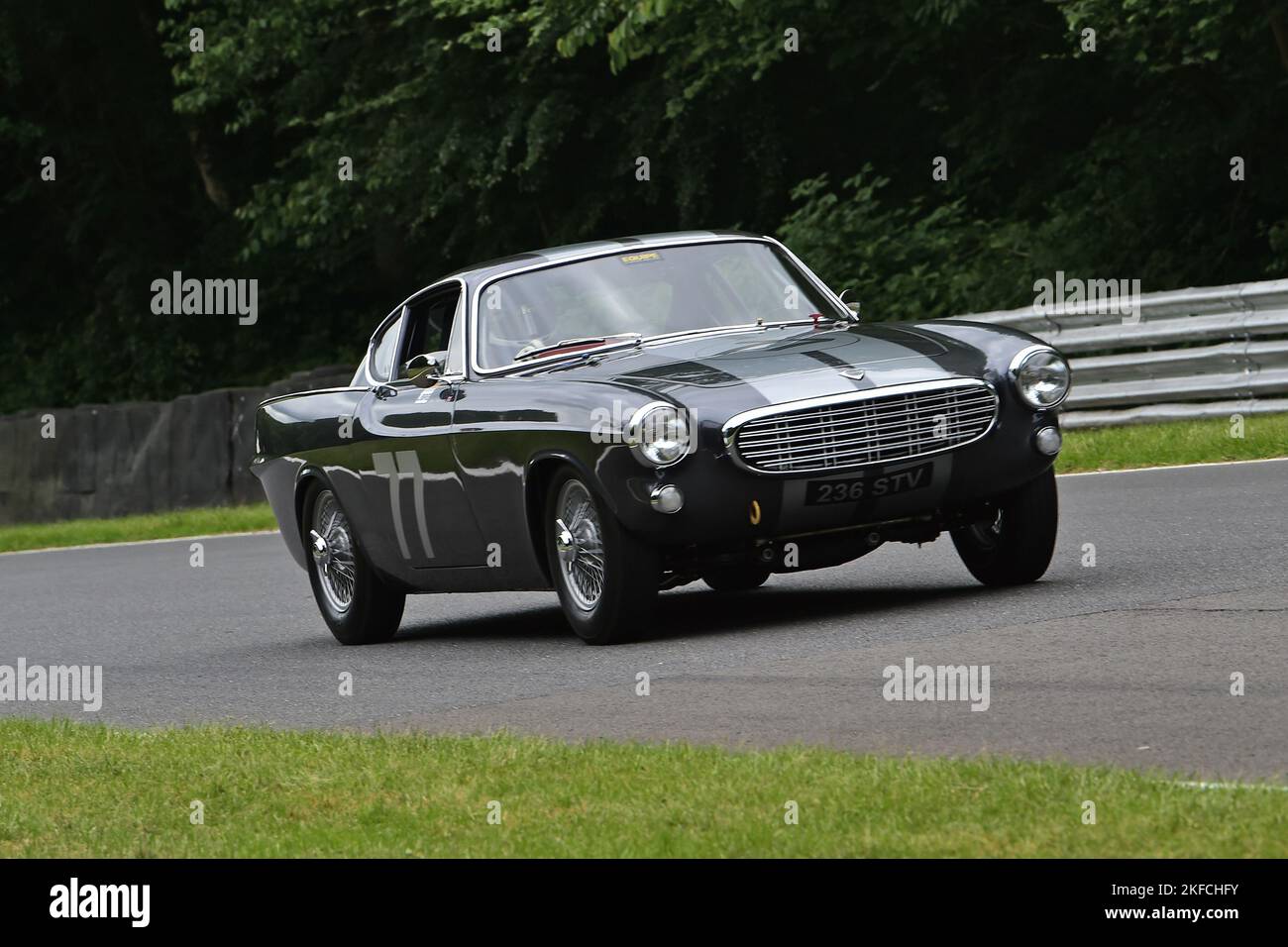 John Pearson, Volvo P1800, Equipe Libre, Equipe GTS, a forty minute race for pre-66 race cars compliant to FIA Appendix K running on historic CR65L se Stock Photo