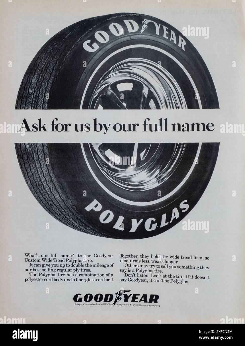 Goodyear tyre advert hi-res stock photography and images - Alamy