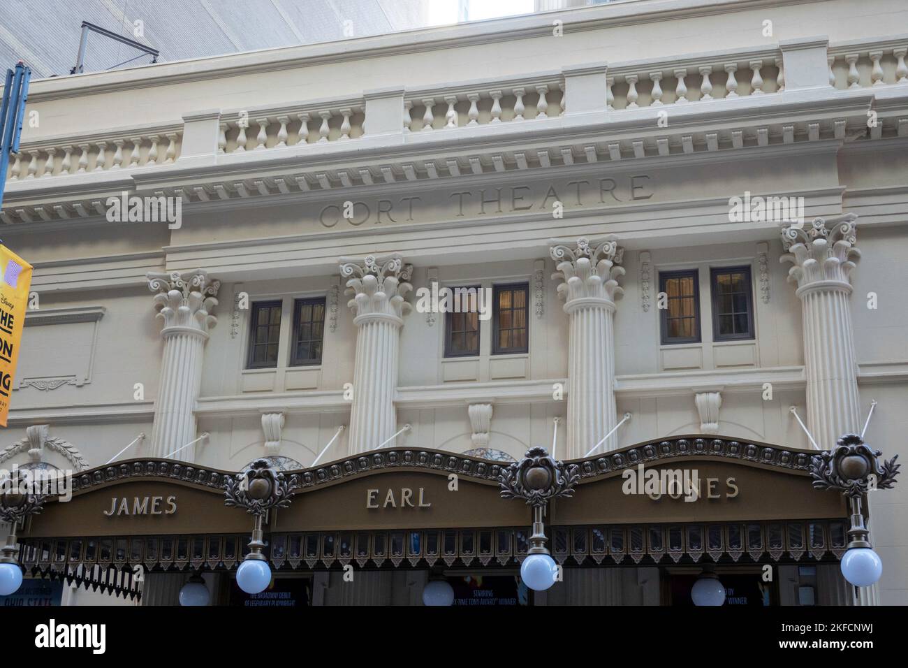 The James Earl Jones Theater was formerly the Cort, 2022, NYC, USA Stock Photo