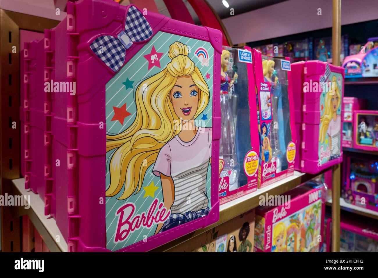 FAO Schwarz is a famous toy store located in 30 Rockefeller Center, New