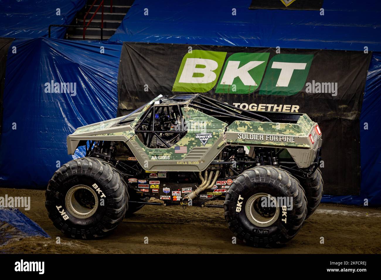 Soldier Fortune Truck at Las vegas Monster Jam Stock Photo Alamy