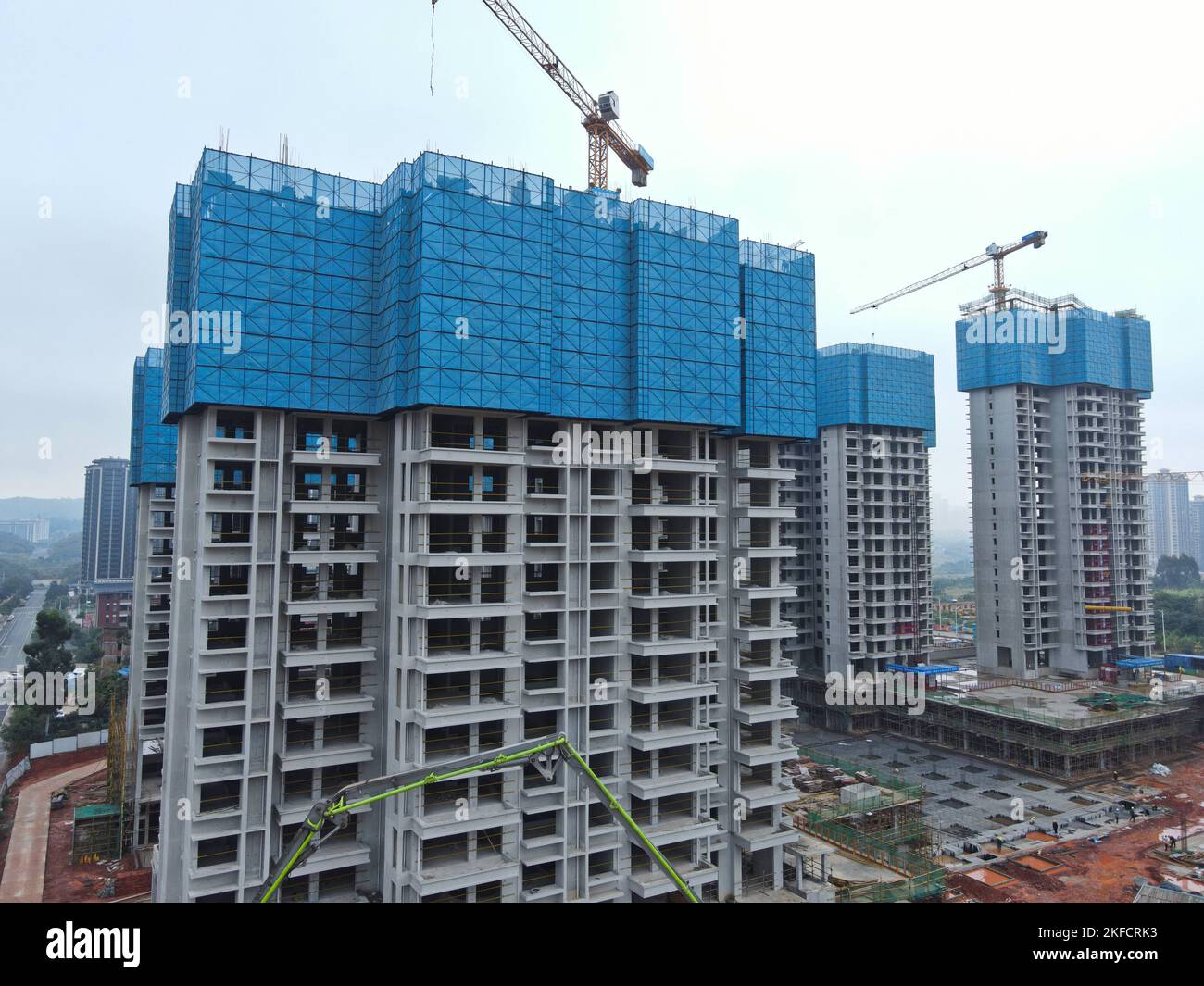 NANNING, CHINA NOVEMBER 17, 2022 A commercial residential property