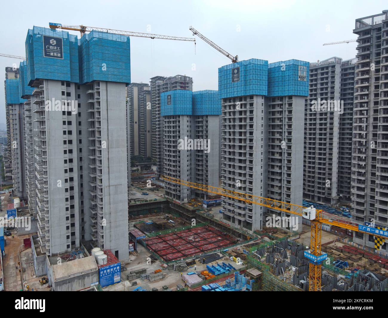 NANNING, CHINA NOVEMBER 17, 2022 A commercial residential property