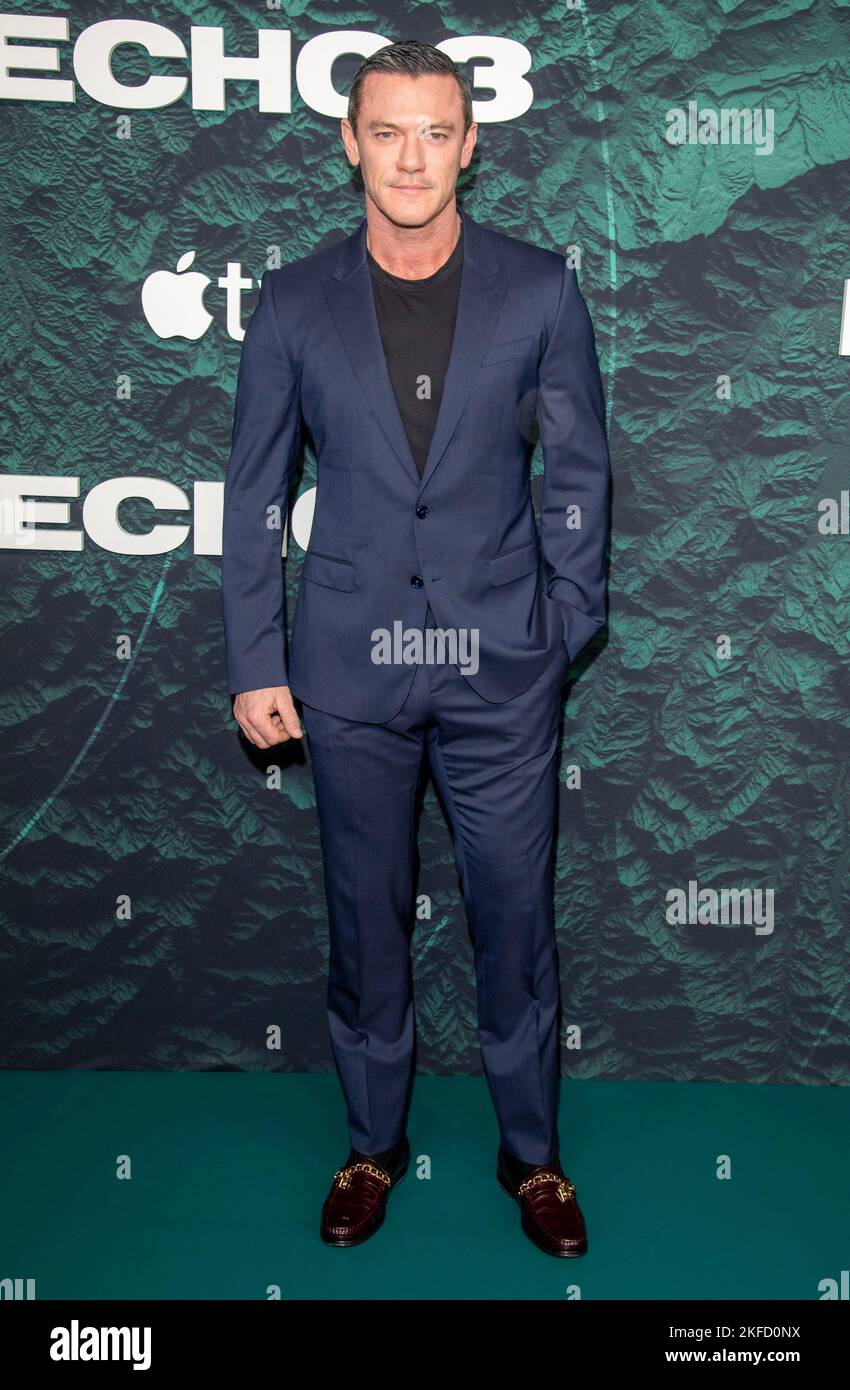 Luke Evans attends Apple TV+'s "Echo 3" premiere at Walter Reade