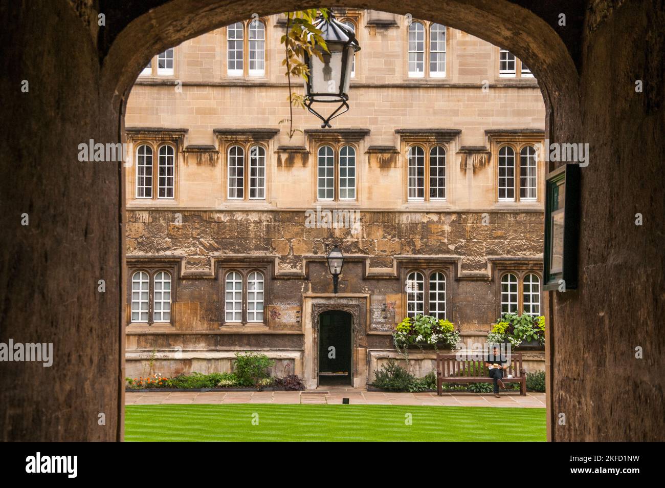 Jesus College, Oxford University, England Stock Photo