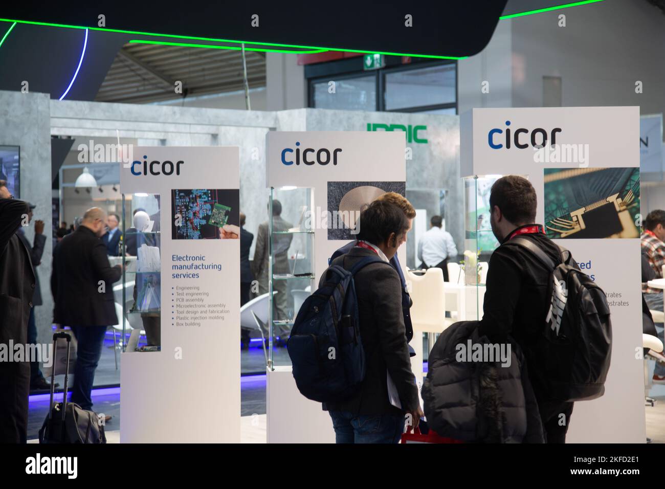 Munich, Germany. 17th Nov, 2022. Cicor bei der Electronica/Semicon