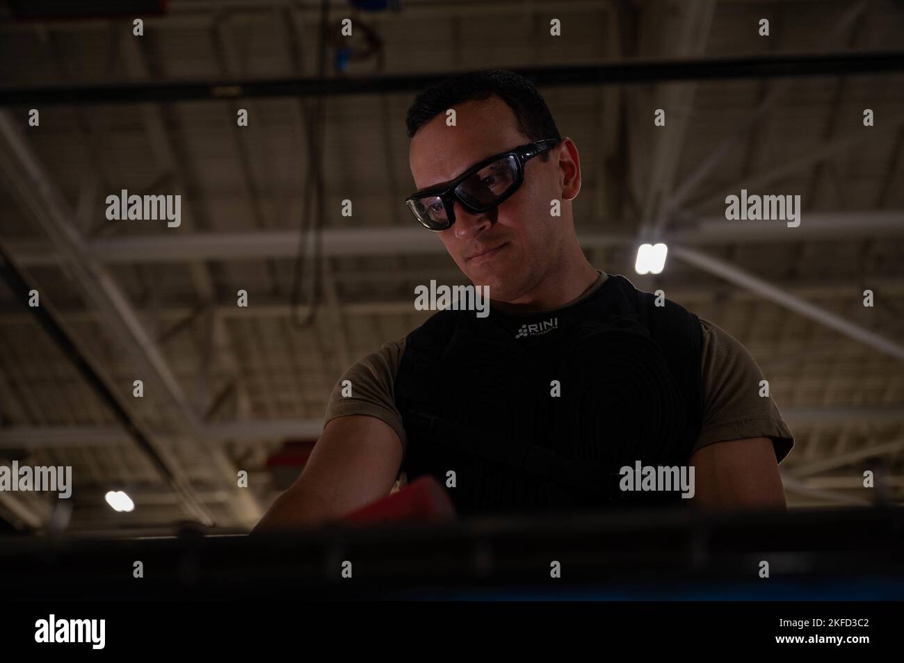 Senior Airman Luis Alvarez from the 94th Fighter Generation Squadron