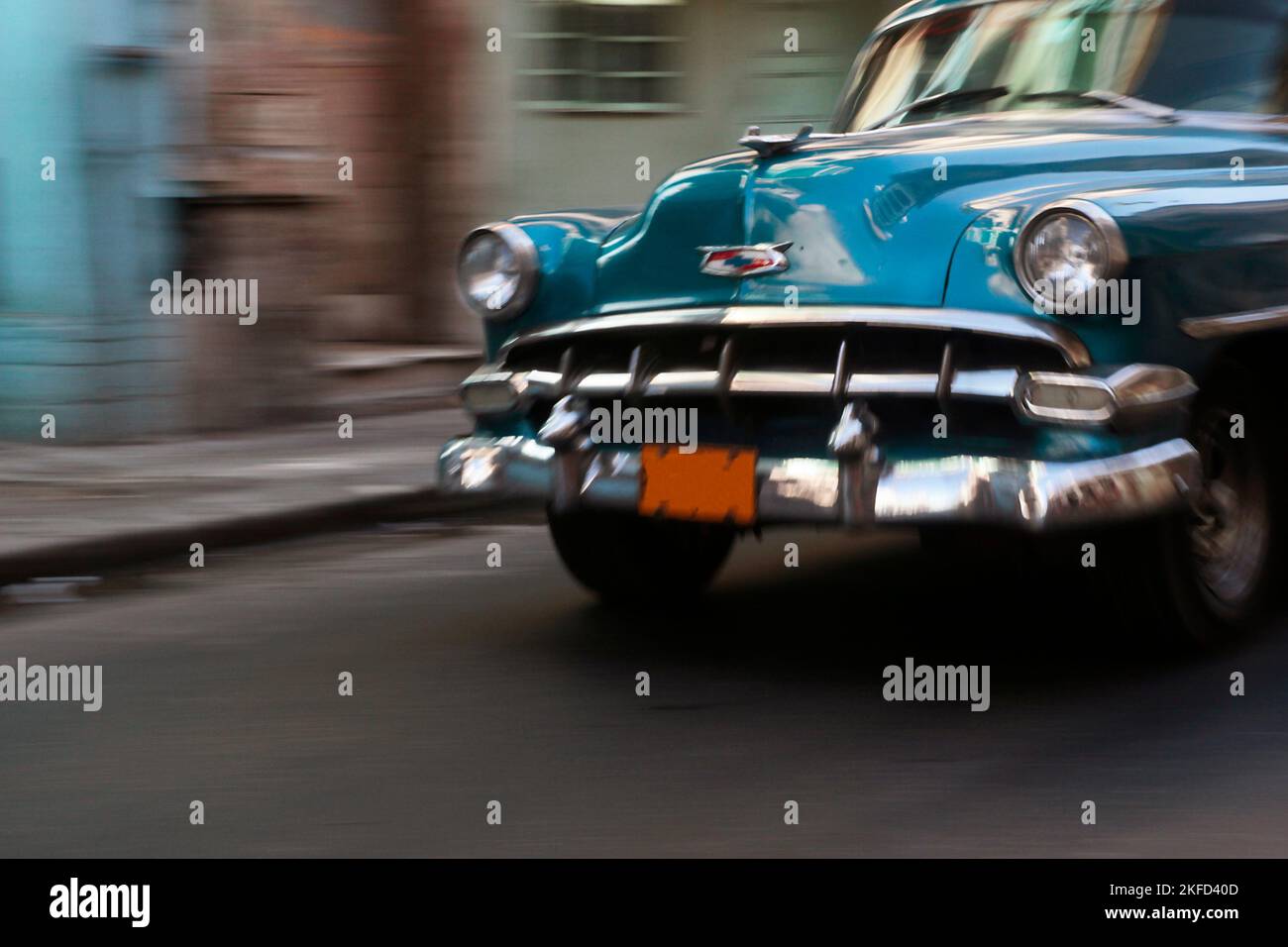 Classic car in Havana. Cuba. These old and classic cars are an iconic