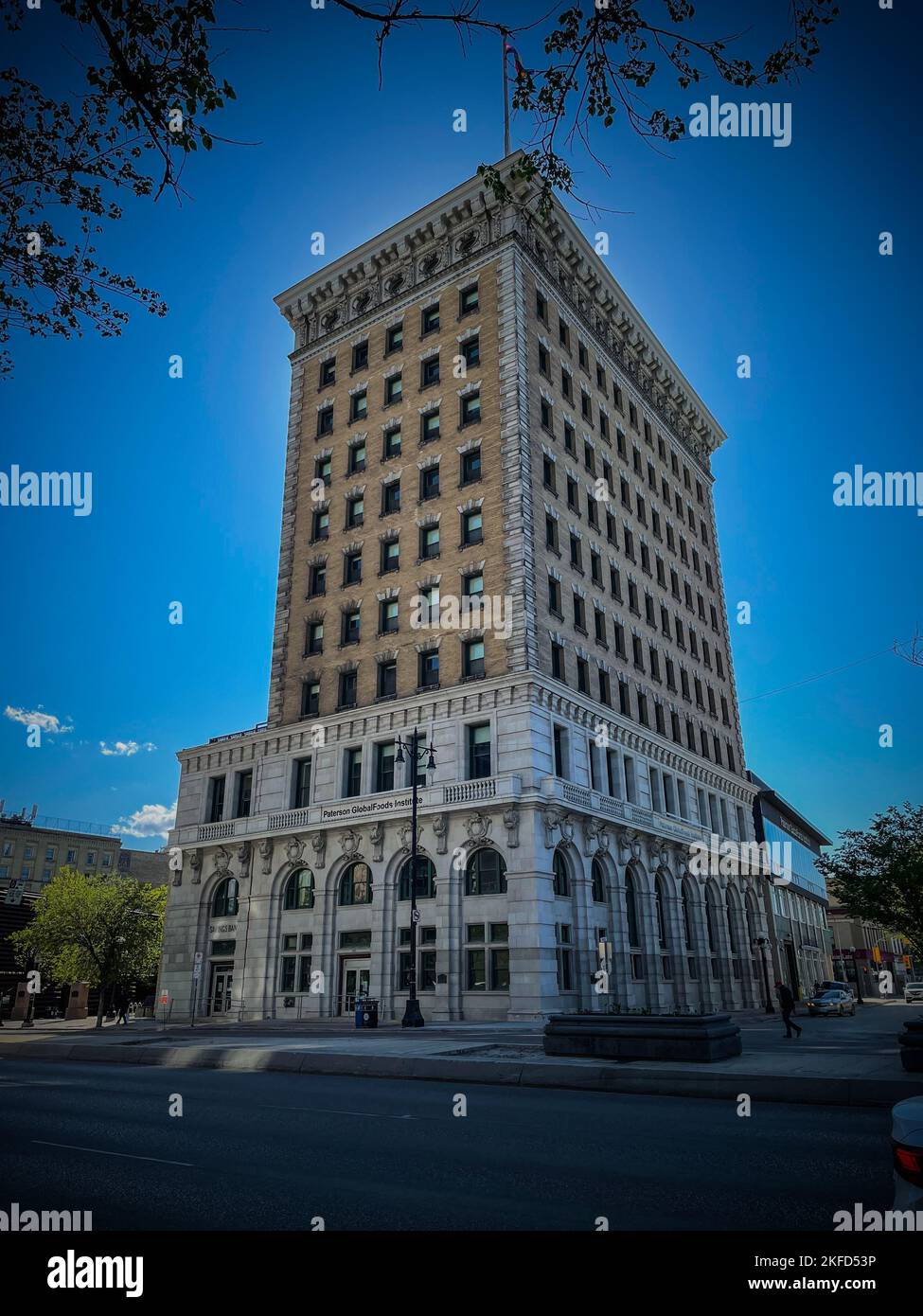 The Heritage buildings of Winnipeg exchange district in Canada Stock Photo