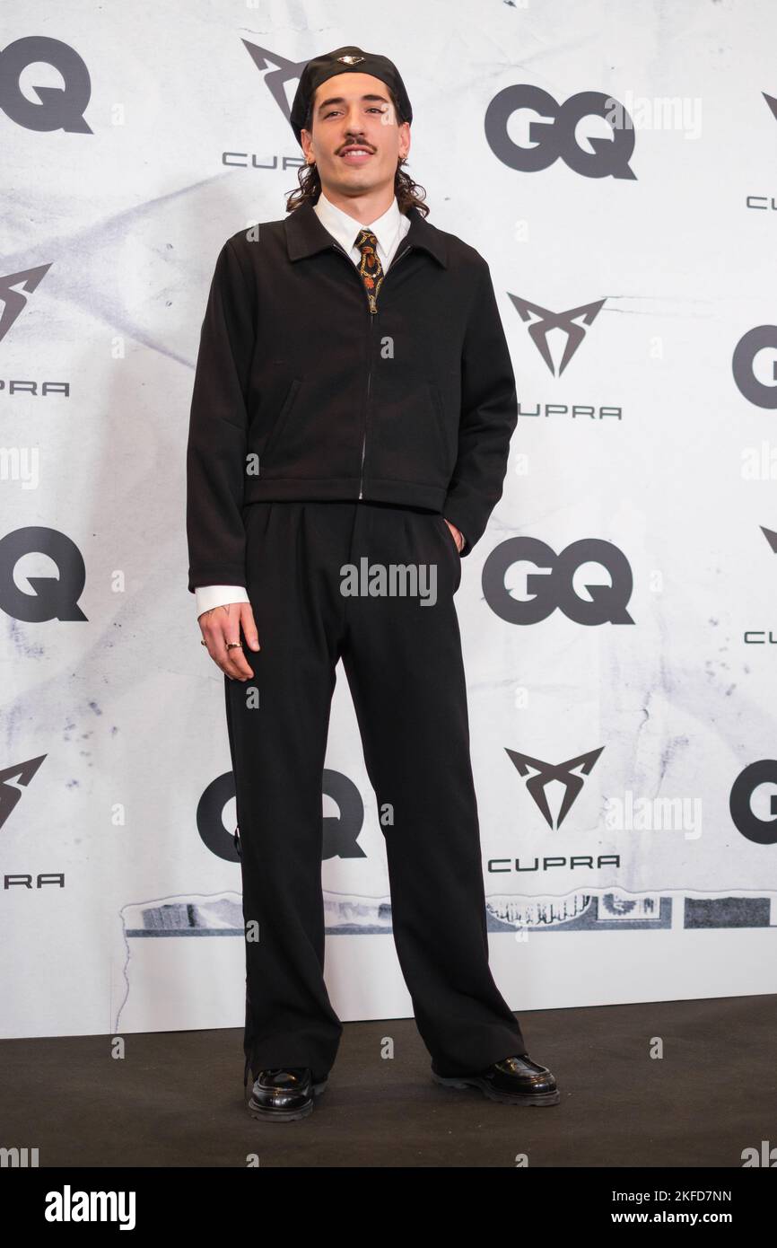 Hector Bellerin attends the GQ Men Of The Year awards 2022 at