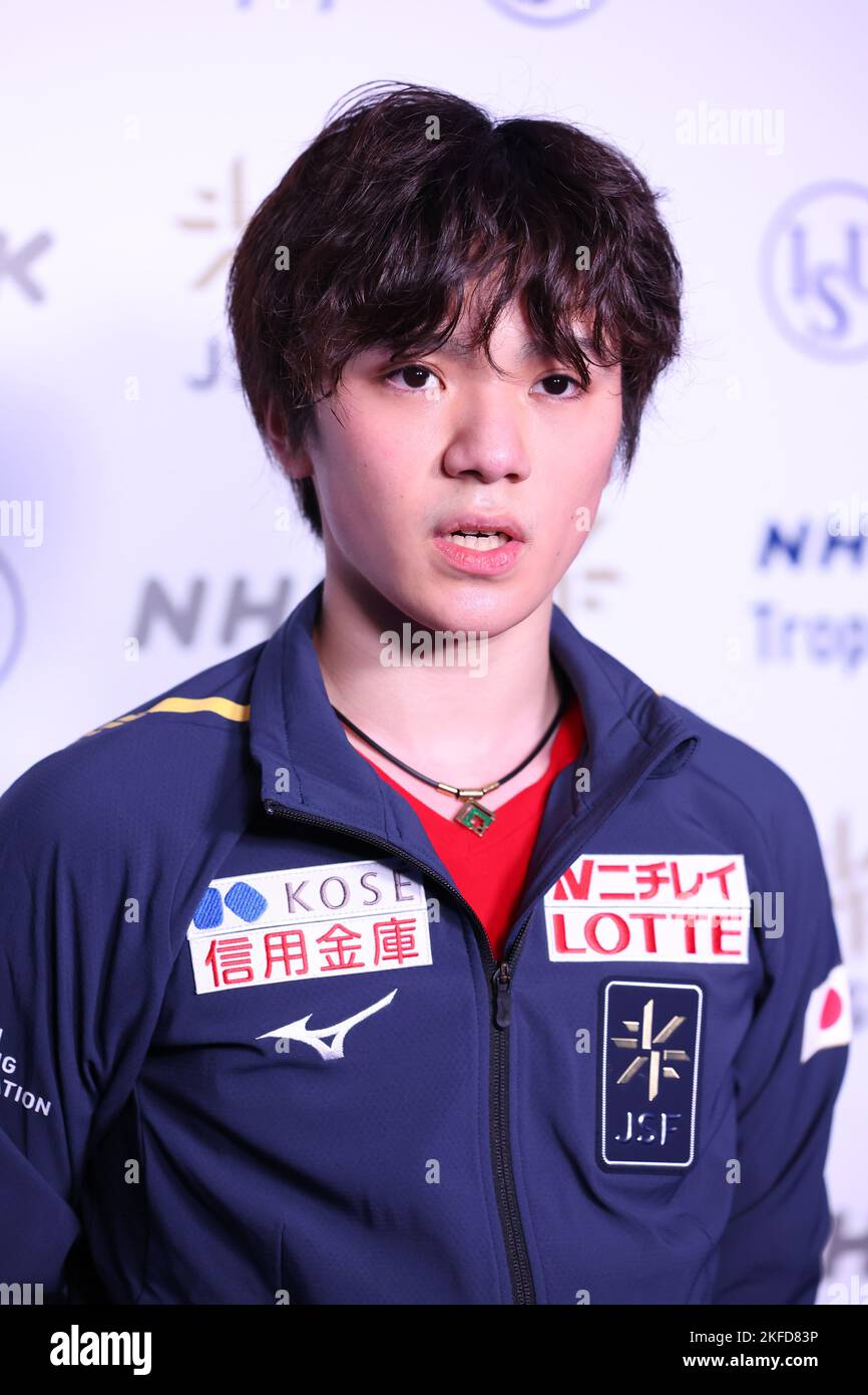 Hokkaido, Japan. 17th Nov, 2022. Shoma Uno (JPN) Figure Skating ISU