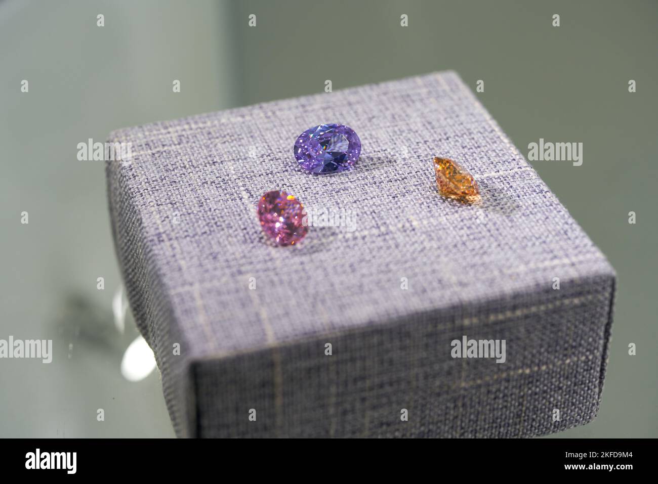 Bright and dazzling colored gemstones closeup Stock Photo Alamy