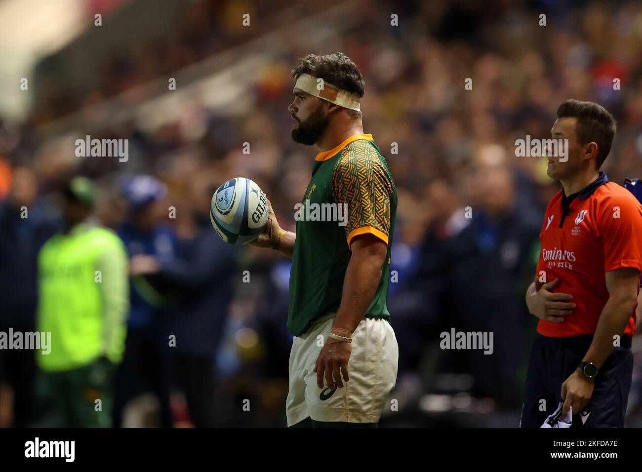 JJ Kotze of South Africa A during the Friendly match Bristol Bears vs South Africa Select XV at Ashton Gate, Bristol, United Kingdom, 17th November 2022  (Photo by Nick Browning/News Images) Stock Photo