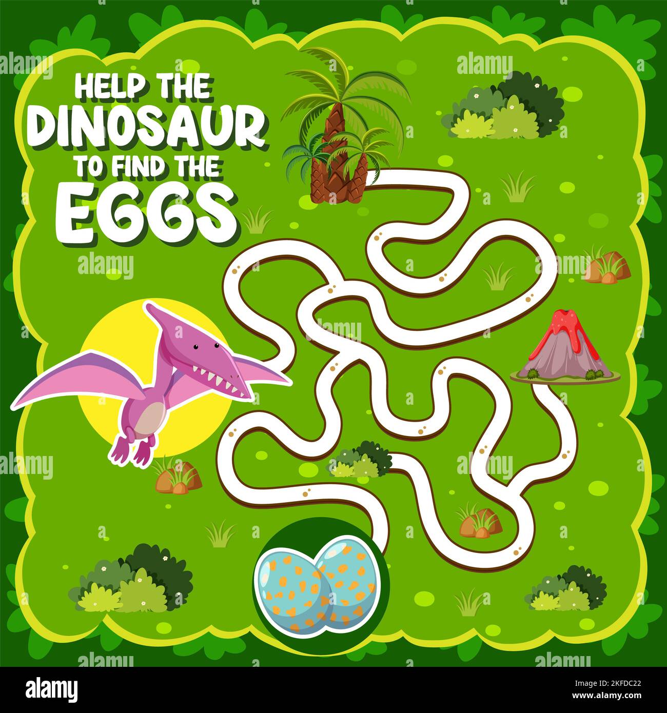 maze-game-template-in-dinosaur-theme-for-kids-illustration-stock-photo