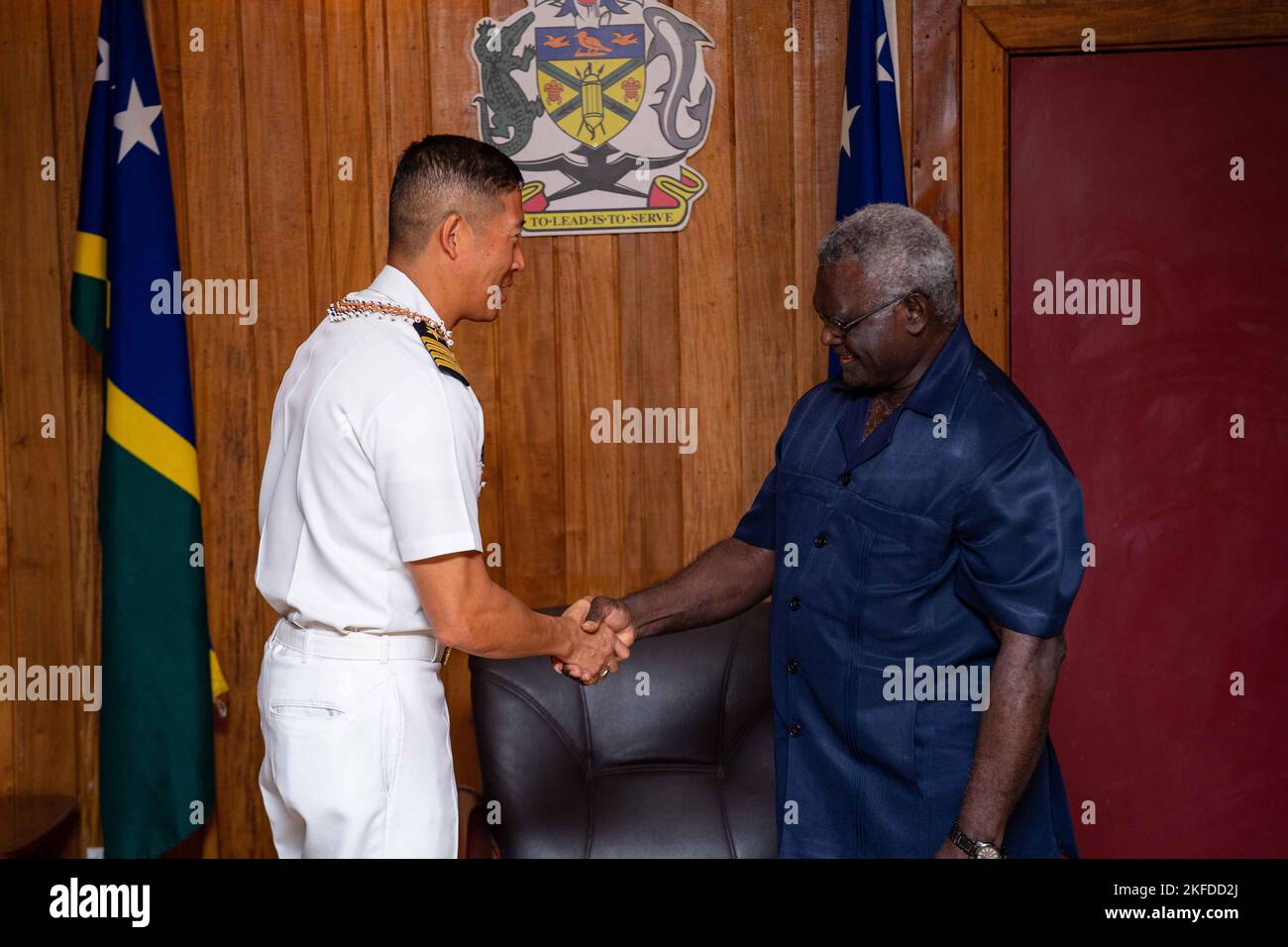 HONIARA, Solomon Islands (Sept. 9, 2022) – Capt. Hank Kim, Pacific ...