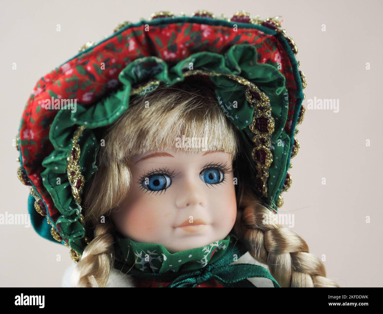 Porcelain doll green dress deals