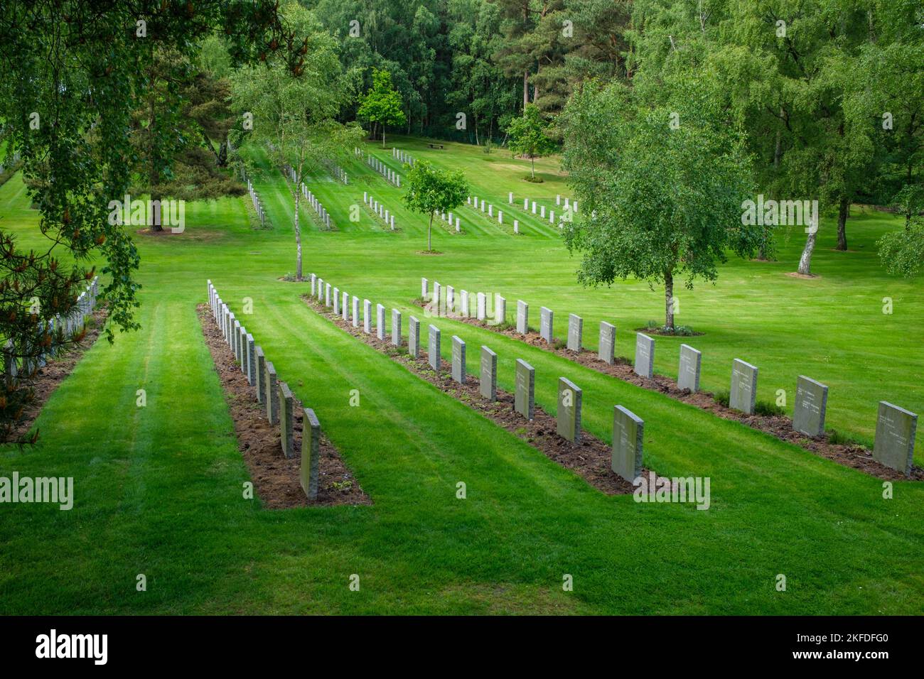 The Cannock Chase German Military Cemetery in the United Kingdom Stock Photo Alamy