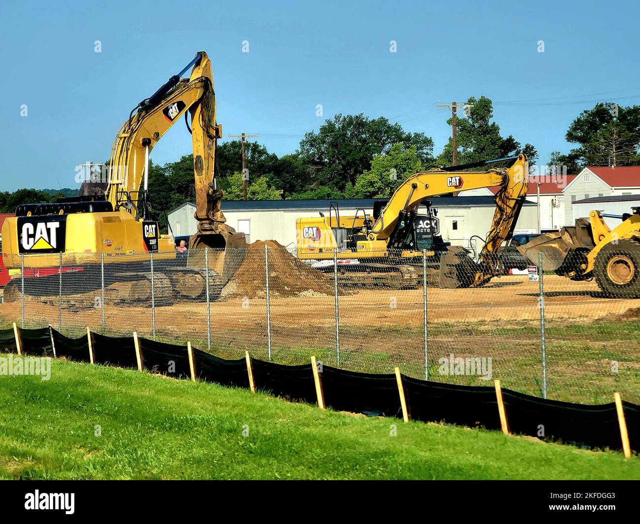 The Construction Area For A Future Transient Training Brigade 