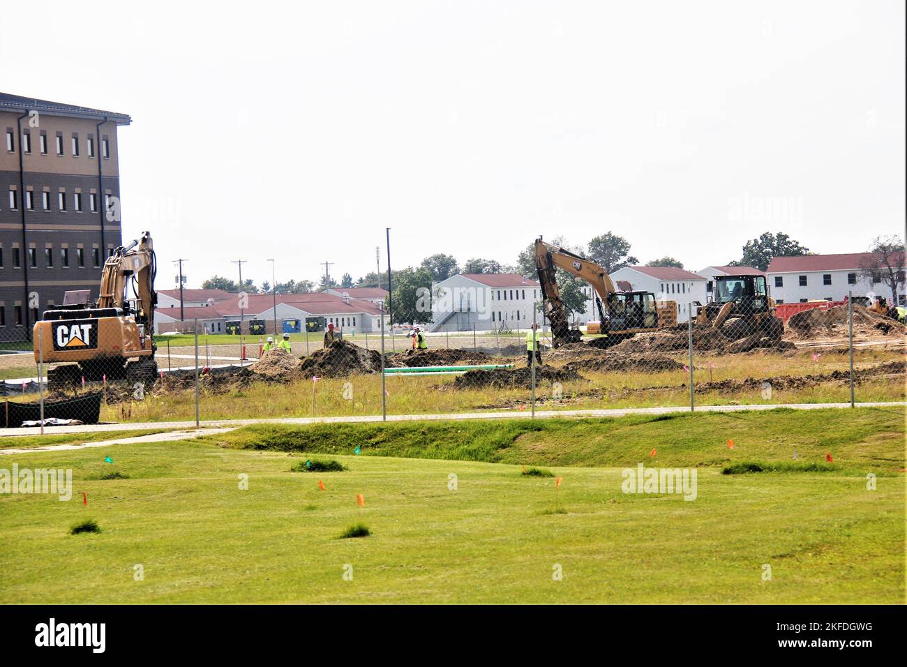 The Construction Area For A Future Transient Training Brigade 