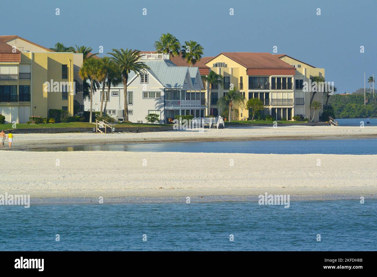 Florida's Best Beach, Clearwater FL Stock Photo