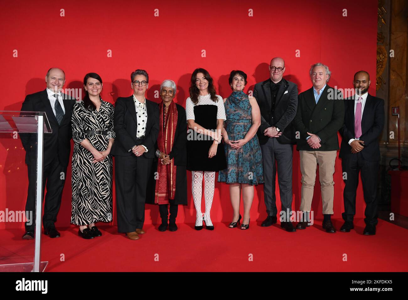 Rome, Italy. 17th Nov, 2022. Rome : Palazzo Colonna . "Ernesto Illy International Coffee Award 2022" event. Pictured: The jury Credit: Independent Photo Agency/Alamy Live News Stock Photo