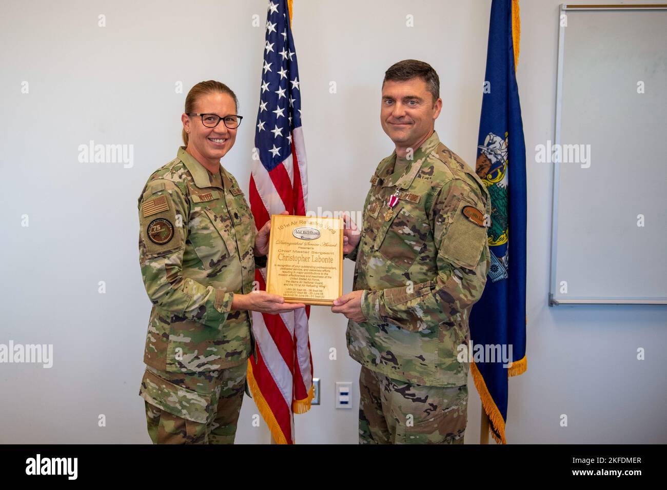 U.S. Air National Guard Chief Master Sgt. Christopher Labonte, former ...