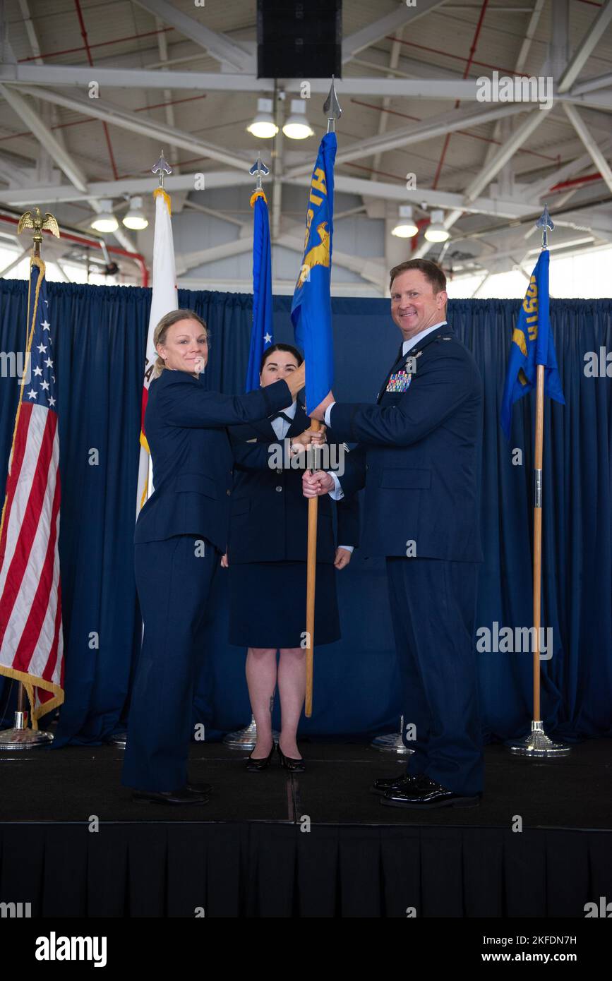 U.S. Air Force Lt. Col. Patrick E. Slavin assumes command of the 129th ...