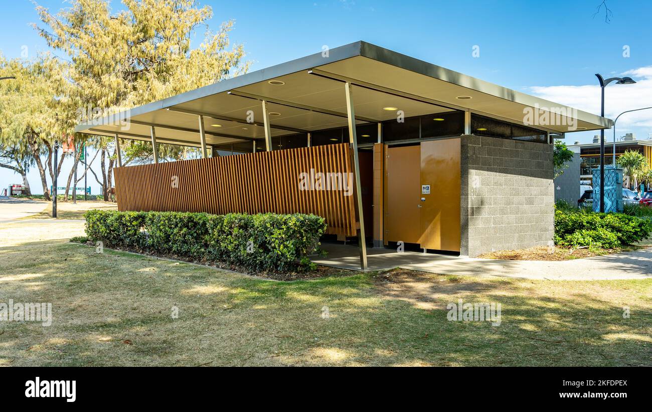 Gold Coast, Queensland, Australia Modern public toilet in Broadbeach