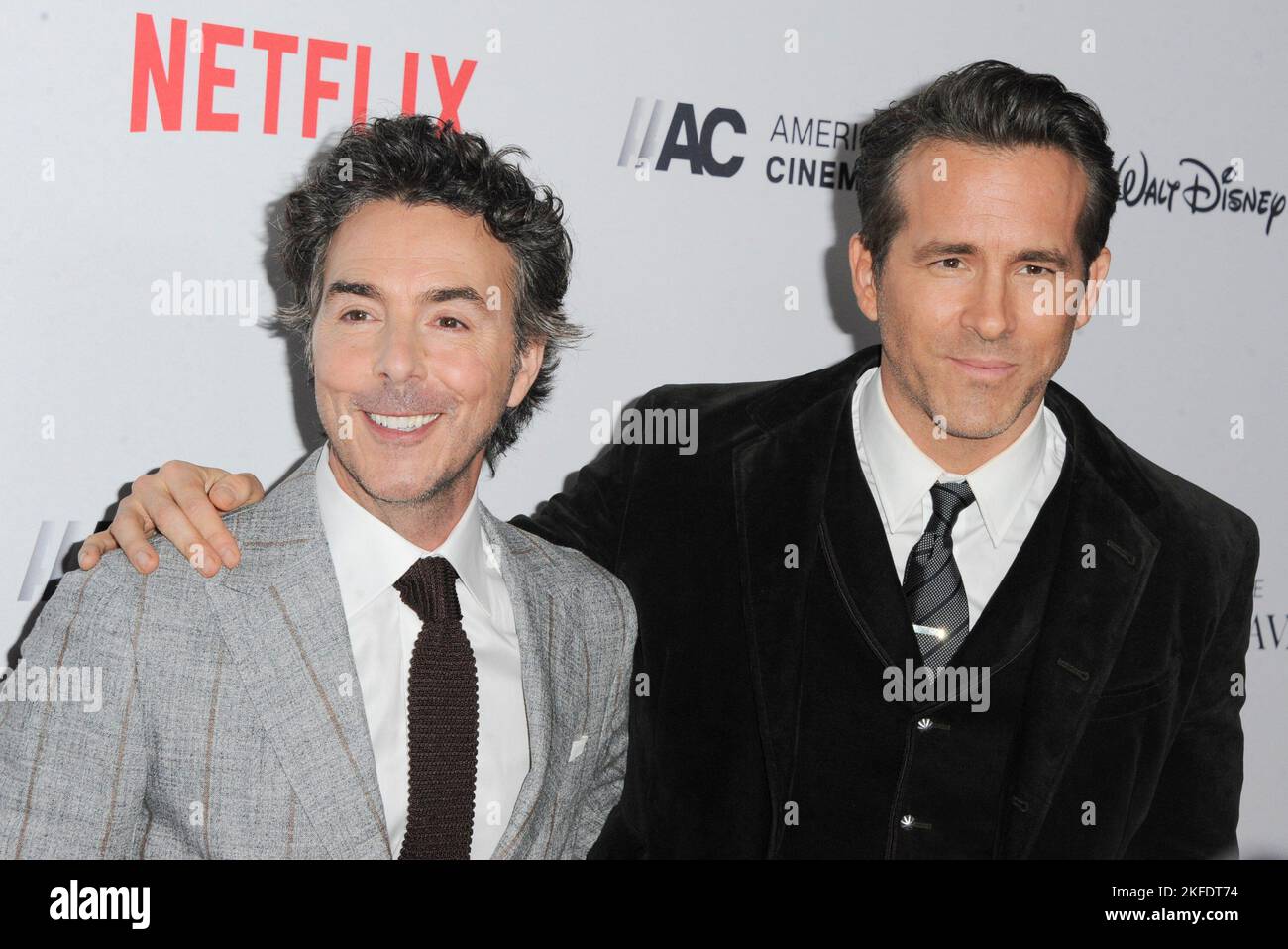Los Angeles, CA. 17th Nov, 2022. Shawn Levy, Ryan Reynolds at arrivals for 36th Annual American Cinematheque Awards, Beverly Hilton Hotel, Los Angeles, CA November 17, 2022. Credit: Elizabeth Goodenough/Everett Collection/Alamy Live News Stock Photo