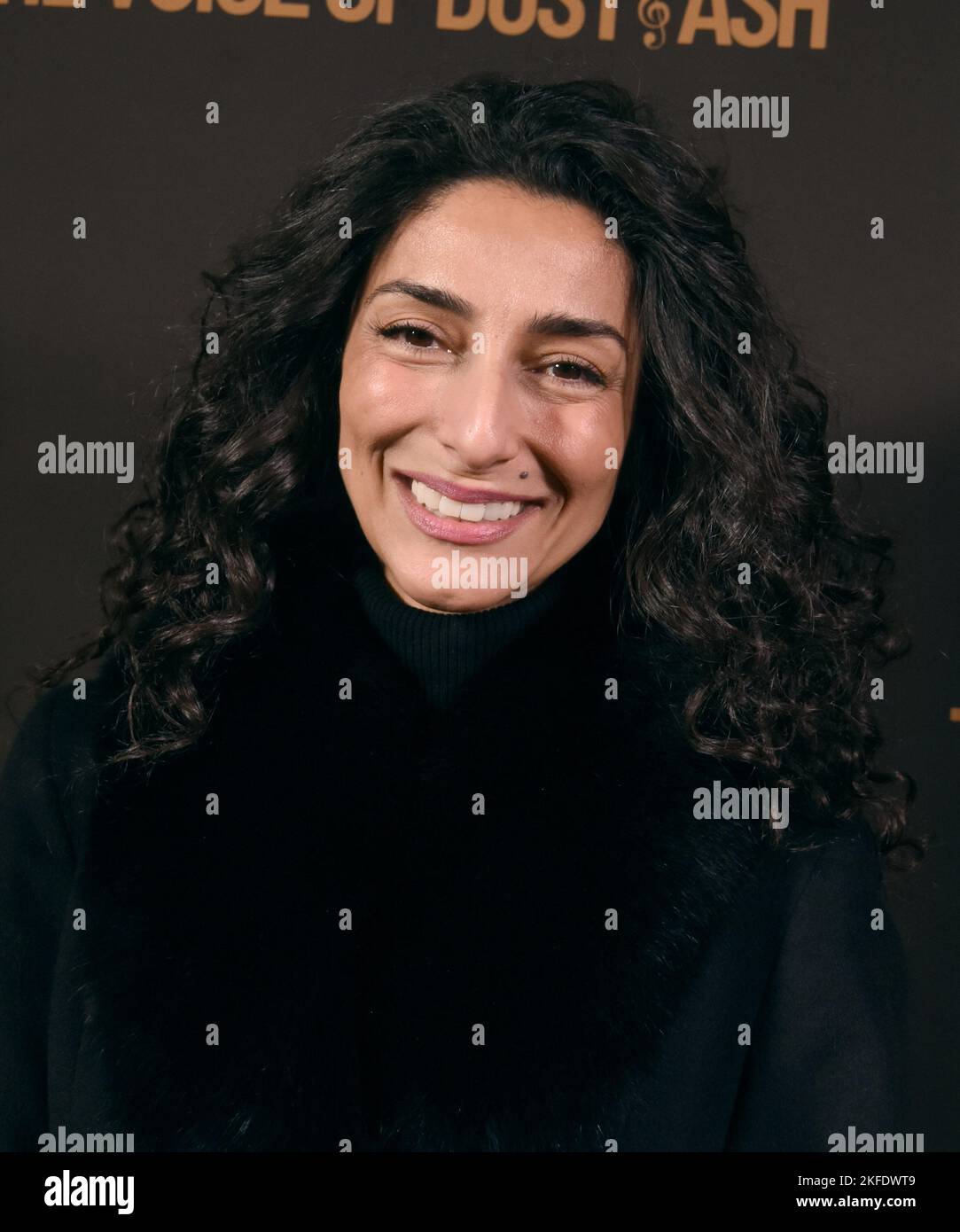 Los Angeles, California, USA 17th November 2022 Necar Zadegan attends the Los Angeles Premiere of 'The Voice of Dust and Ash' at Pacific Design Center on November 17, 2022 in los Angeles, California, USA. Photo by Barry King/Alamy Live News Stock Photo