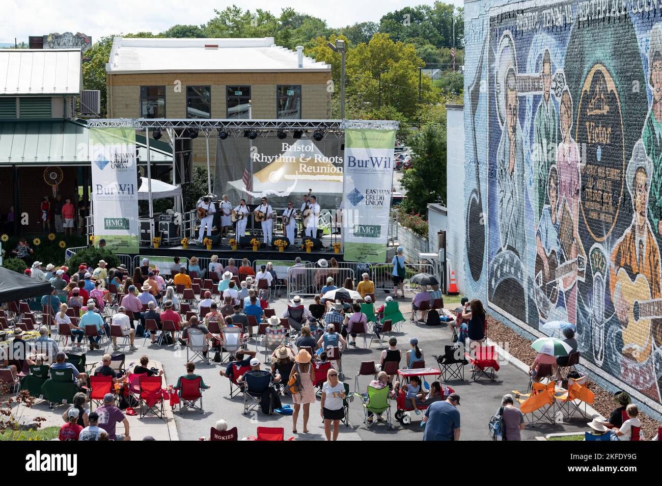 U.S. Navy Band Country Current performs at the Bristol Rhythm and Roots