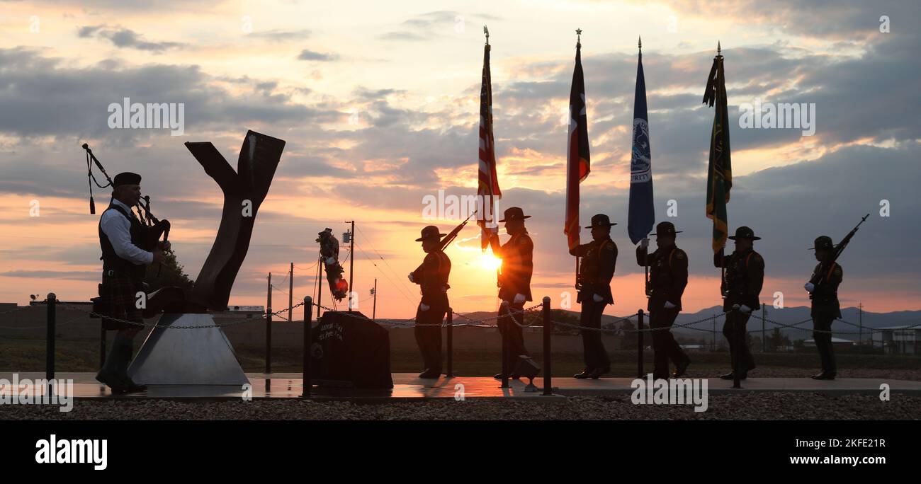 A memorial ceremony was conducted at the Alpine Border Patrol Station to reflect and honor those
