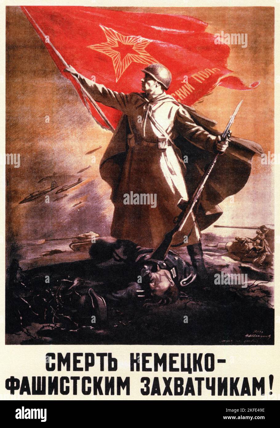 Propaganda from the 1920, Soviet Poster Stock Photo - Alamy