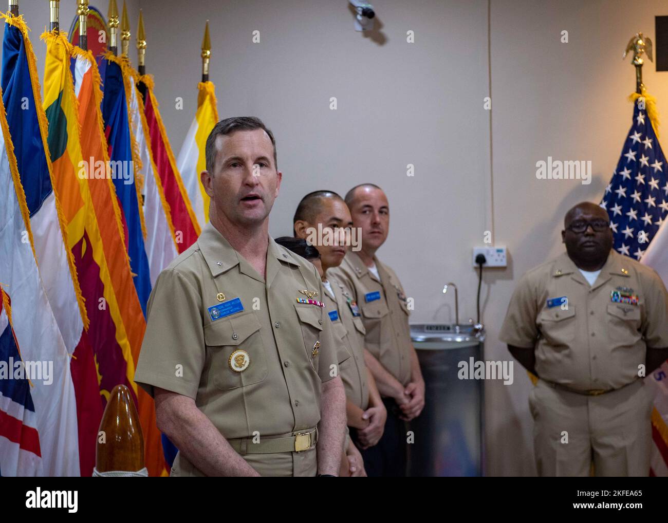 220912-N-HG389-0037 SINGAPORE (Sep. 12, 2022) Rear Adm. Mark Melson ...