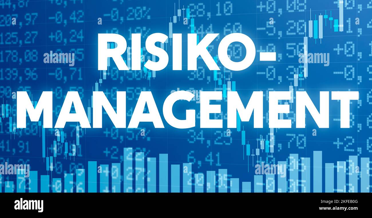 Conceptual image with financial charts and graphs - Risk Management in ...