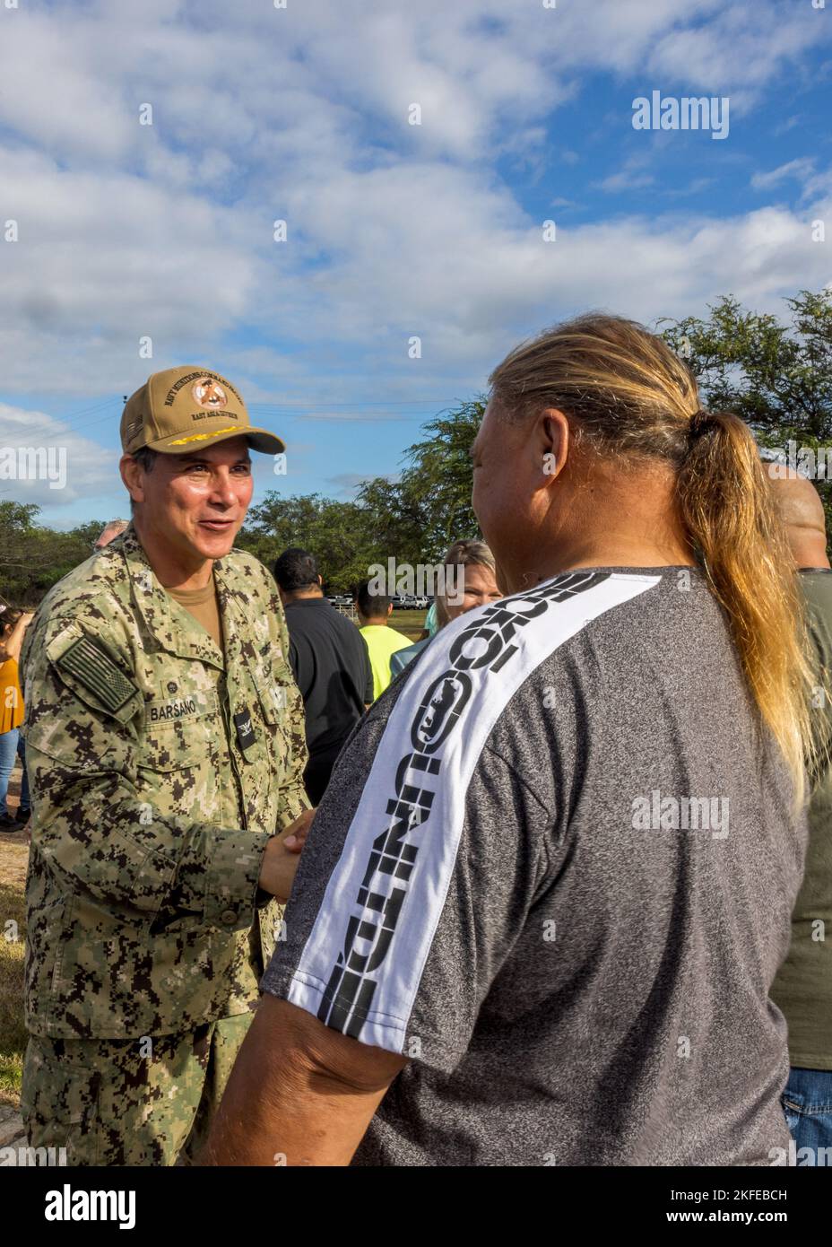 EWA BEACH, Hawaii (Sep. 12, 2022) Capt. John S. Barsano, Commander