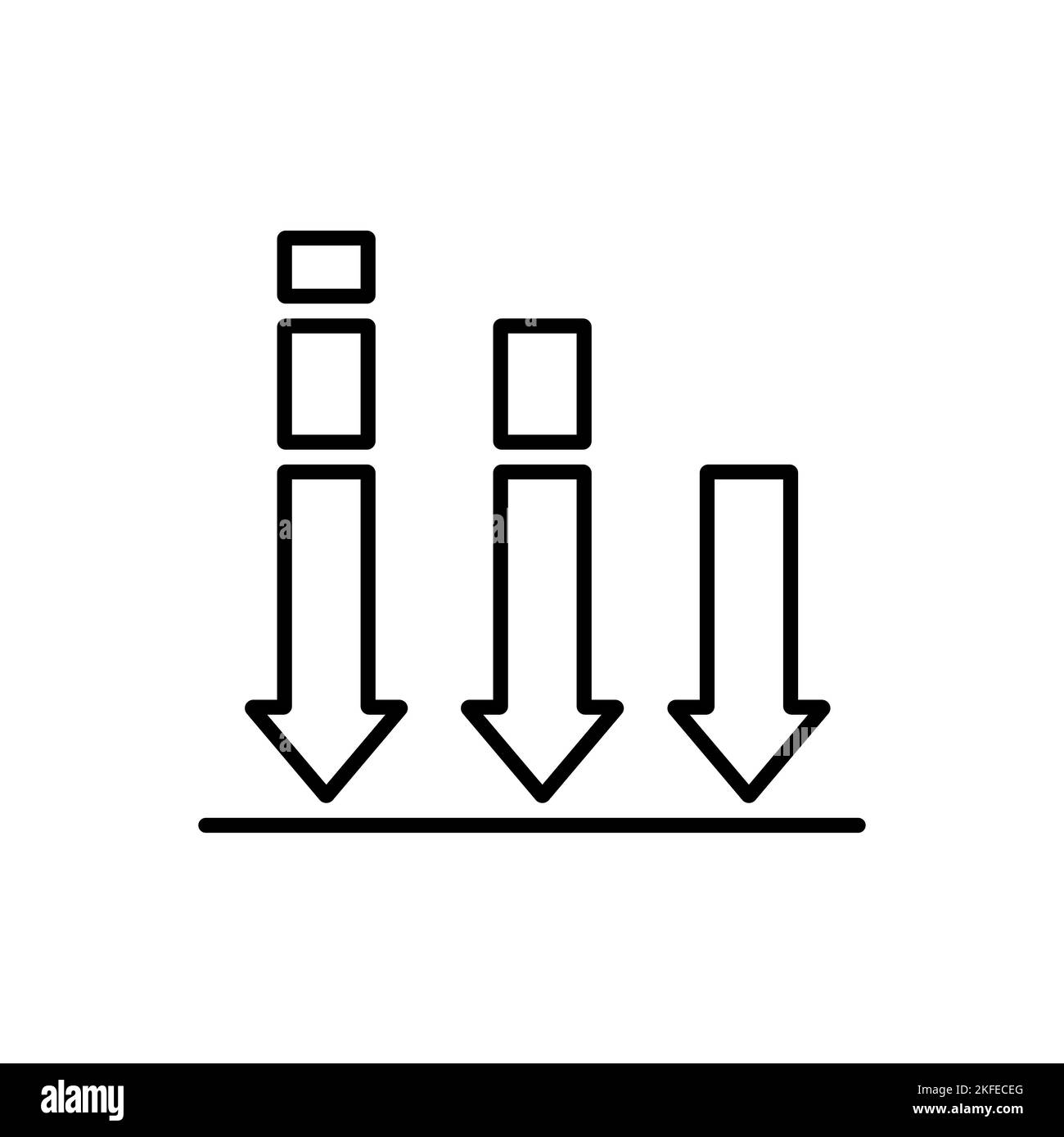 graph diagram chart icon growth  Stock Vector