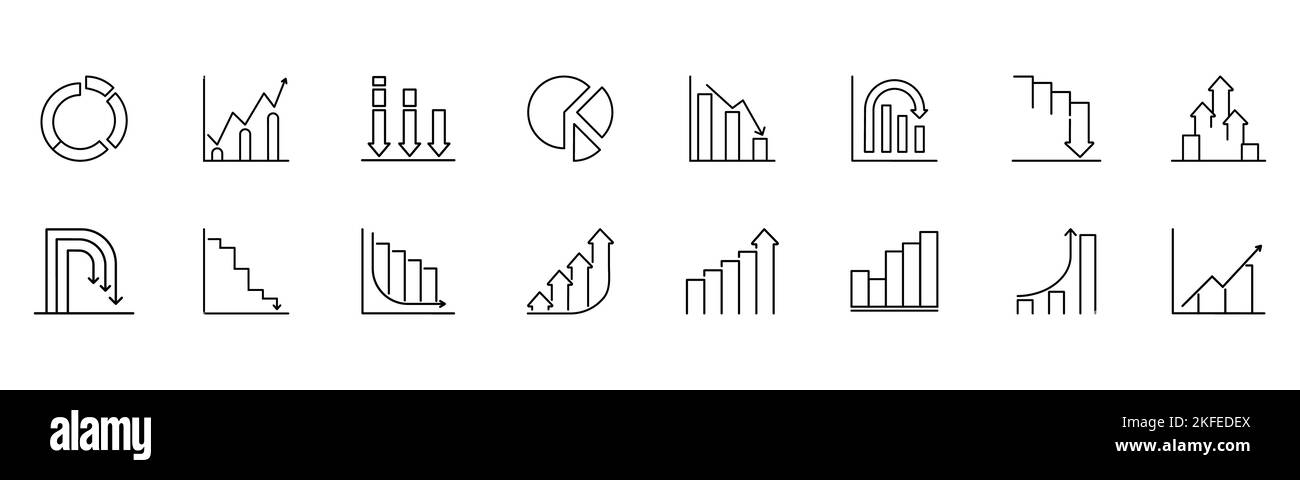 graph diagram chart icon growth  Stock Vector