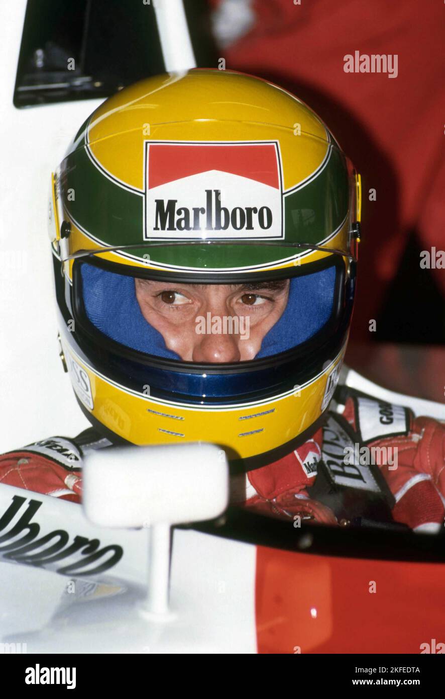 Ayrton senna mclaren hi-res stock photography and images - Alamy