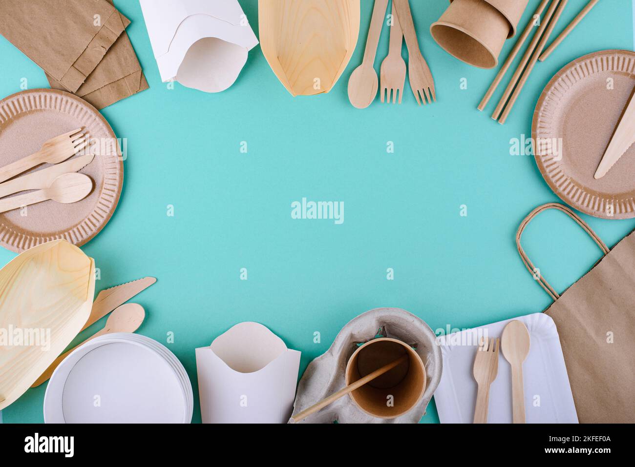 Reusable eco friendly sustainable food packagind Stock Photo - Alamy