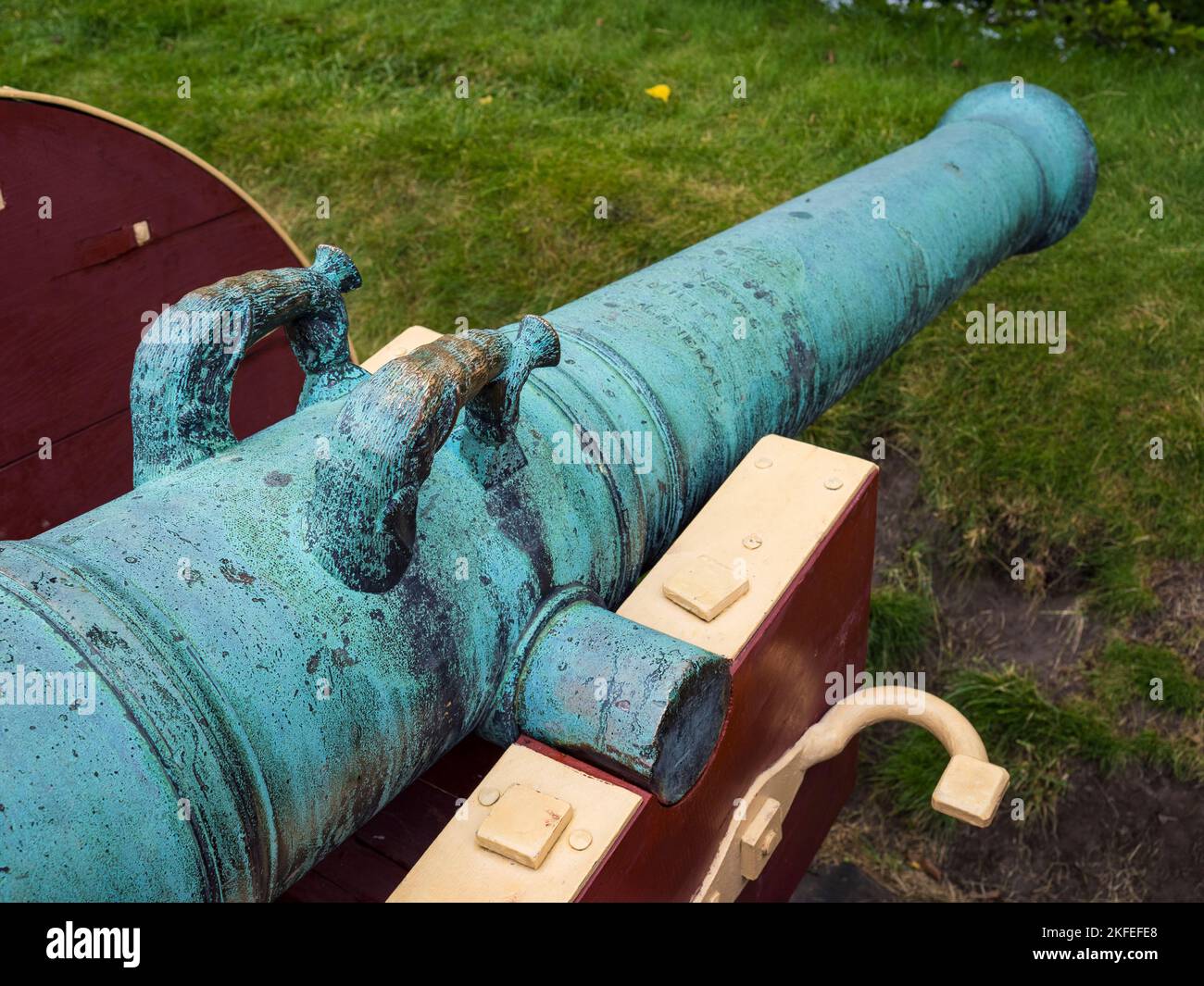 Cannons on Ramparts, Akershus Castle, Oslo, Norway, Scandinavia, Europe. Stock Photo